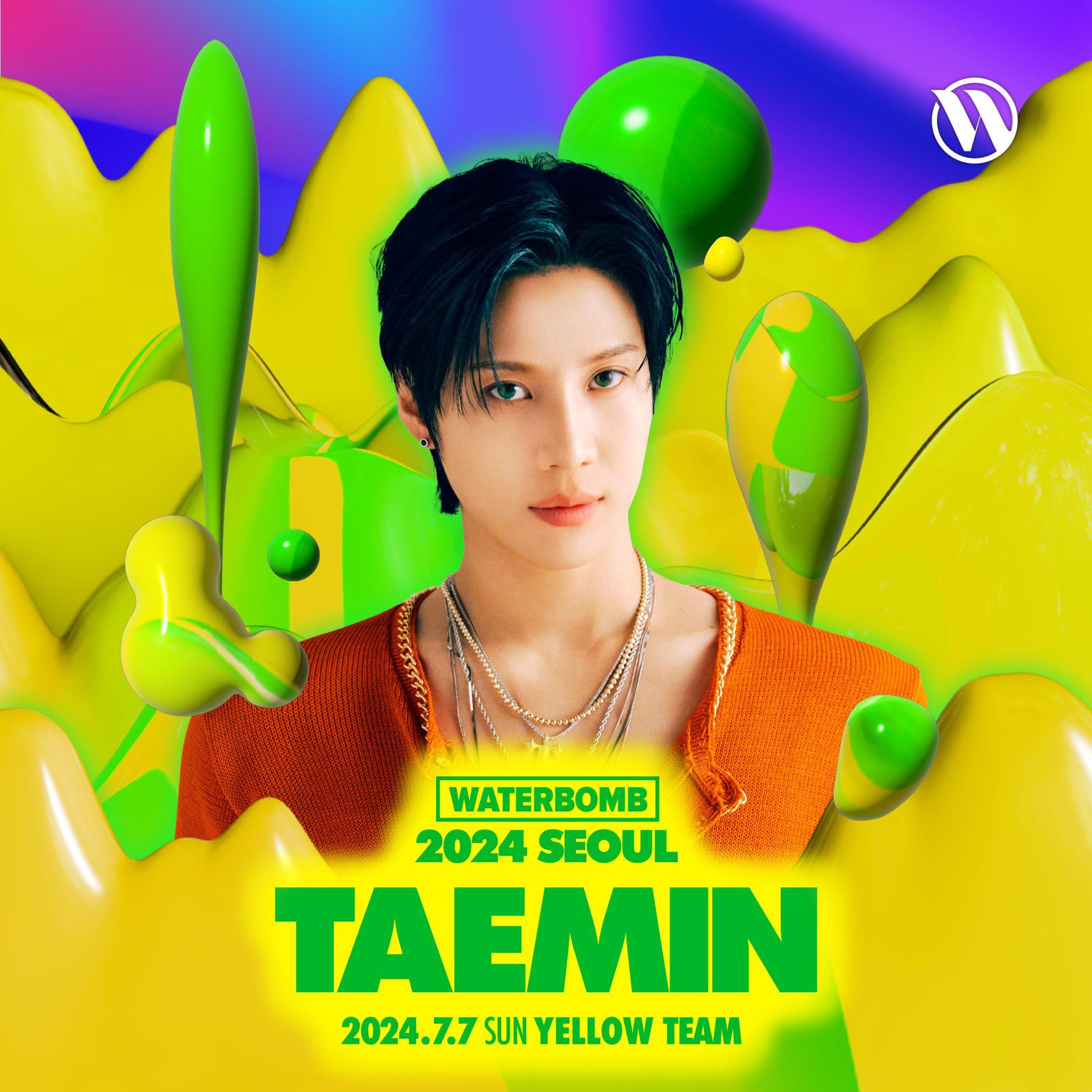 SHINee Taemin added to 2024 ‘Waterbomb Festival’ in Seoul performer